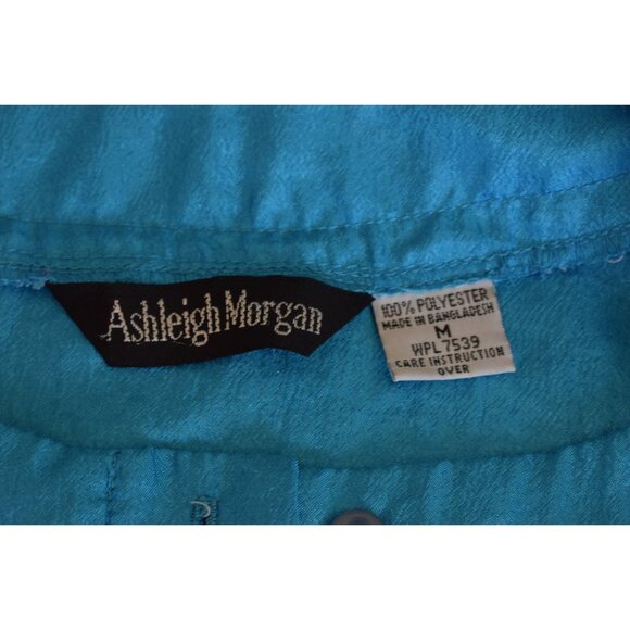 Vintage 80s Pullover Polyester Blouse size‎ M - Picture 8 of 10